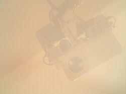 Curiosity first space selfie (raw image).jpg