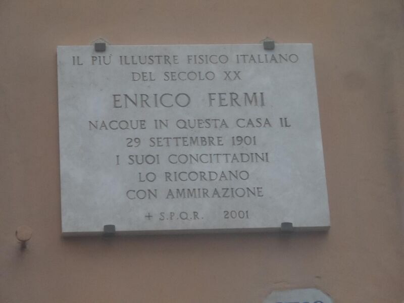 File:Enrico Fermi birthplace plaque.jpg