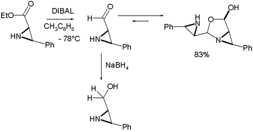 Formyl Aziridine Reactivity