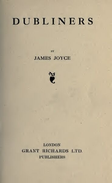 File:Joyce - Dubliners, 1914 - 3690390 F.jpg
