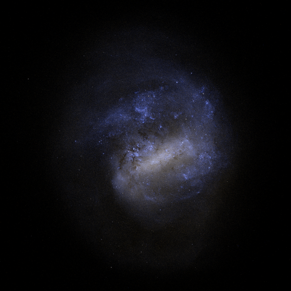 File:Large Magellanic Cloud rendered from Gaia EDR3 without foreground stars.png