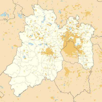 Mexico Estado de Mexico location map (urban areas).svg