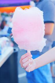 A tuft of cotton candy.