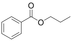 Propyl benzoate.svg