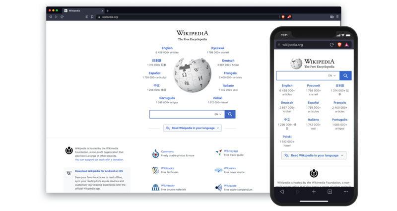 File:Wikipedia in Brave, on Desktop and Mobile.png