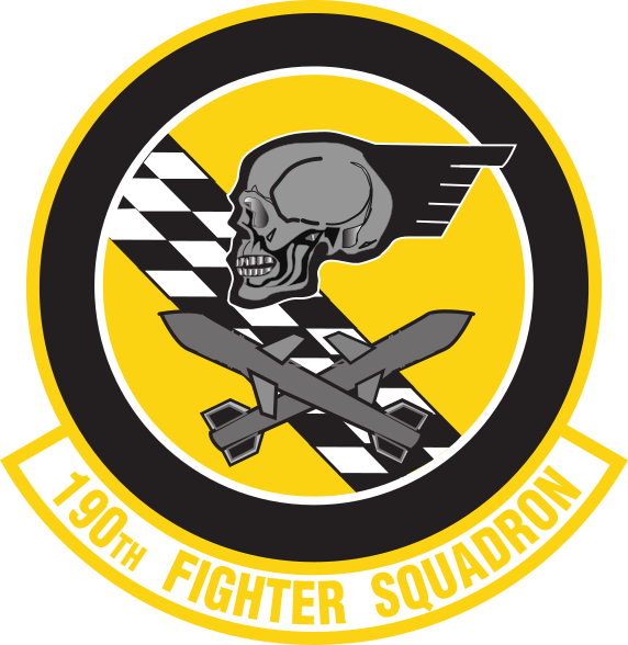 File:190 Fighter Squadron emblem.svg