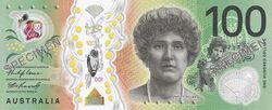 Australian 100 dollar note Obverse Fourth Series.jpeg
