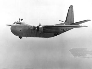 Budd RB-1 Conestoga in flight, circa in June 1944 (80-G-233489).jpg