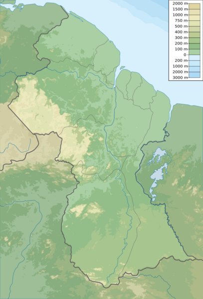 File:Guyana physical map.svg