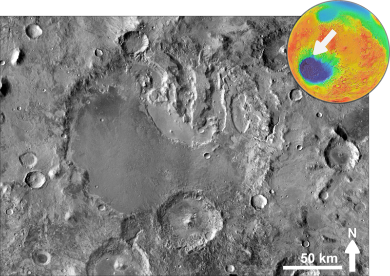 File:Martian impact crater Terby based on THEMIS Day IR.png
