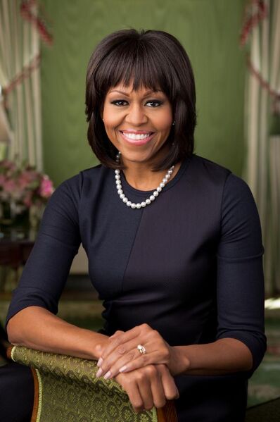 File:Michelle Obama 2013 official portrait.jpg