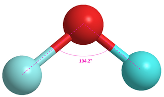 Oxygen Difluoride Molecule with Angle.png