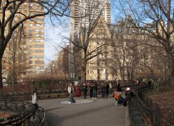 Strawberry Fields in the Central Park with The Dakota behind.jpg