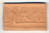 Neo-Assyrian cylinder seal impression from the eighth century BC identified by several sources as a possible depiction of the slaying of Tiamat from the Enûma Eliš