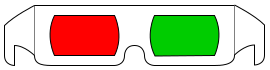 File:3d glasses red green.svg