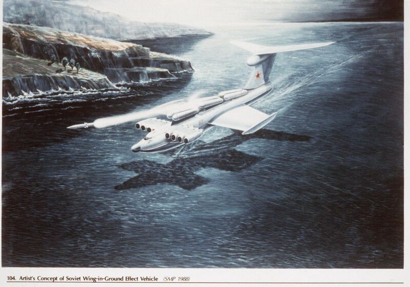 File:An artist's concept of a Soviet wing-in-ground effect vehicle.jpg