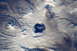 Karymsky Lake and Volcano.jpg