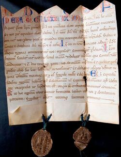 Carta de la Clerecía de Ledesma. 1252.jpg