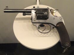 France service revolver, Model 1892, 8 mm - National World War I Museum - Kansas City, MO - DSC07474.JPG