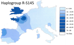 Isofrequency map of Y-DNA haplogroup R-S145 in West-Europe.png