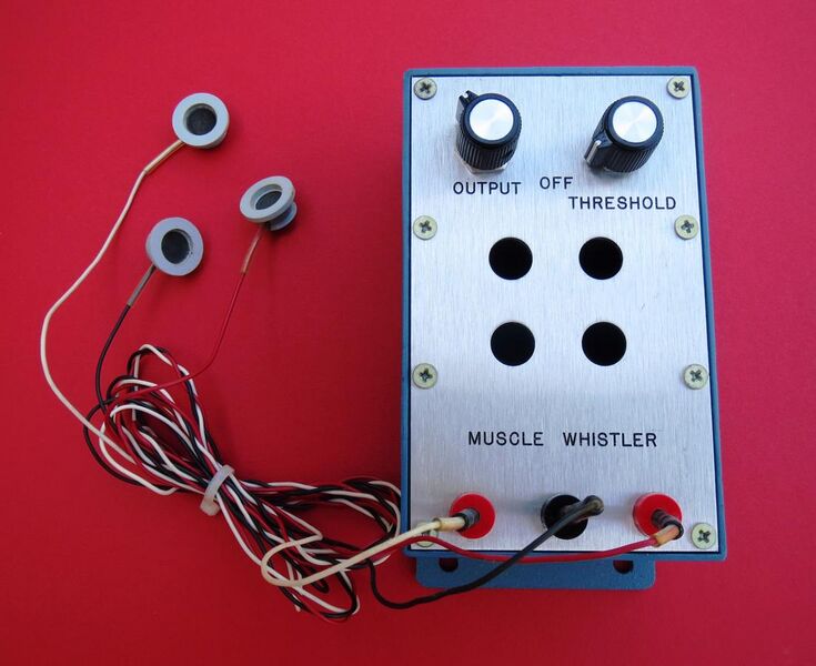 File:Muscle Whistler with EMG surface electrodes (1971).jpg