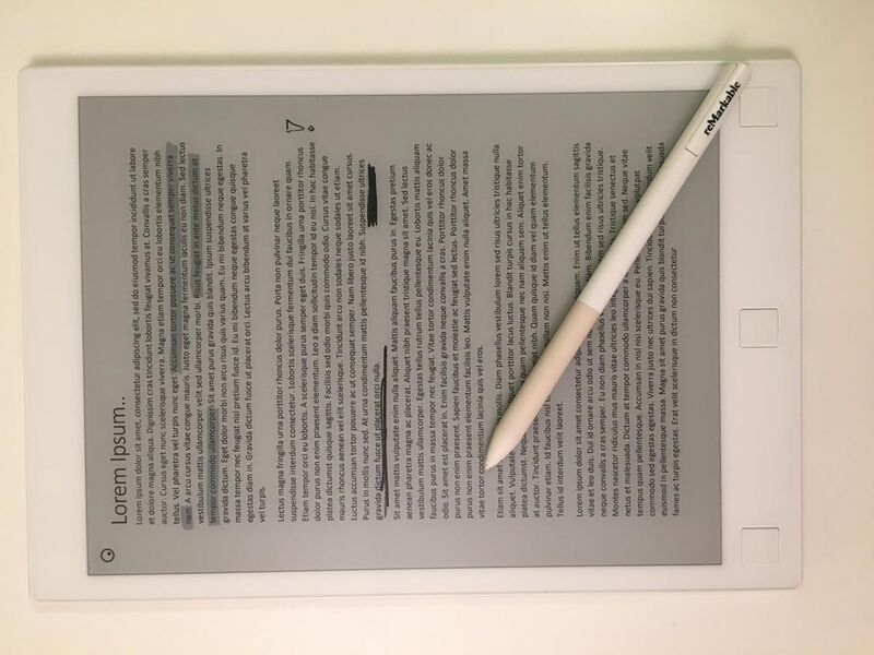 File:ReMarkable tablet with pen.jpg