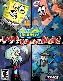 SpongeBob SquarePants - Lights!, Camera!, Pants! Coverart.png