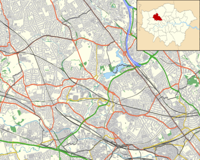 Brent London UK location map.svg