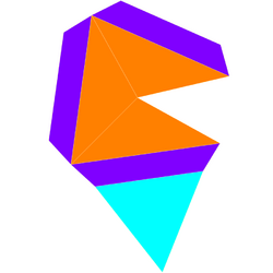 Dual elongated triangular pyramid net.png