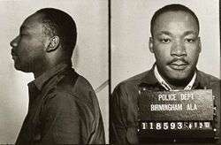 Martin Luther King Jr. arrested on April 12, 1963