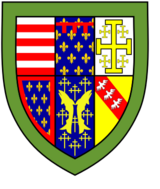 Queens' College (Cambridge) shield.svg