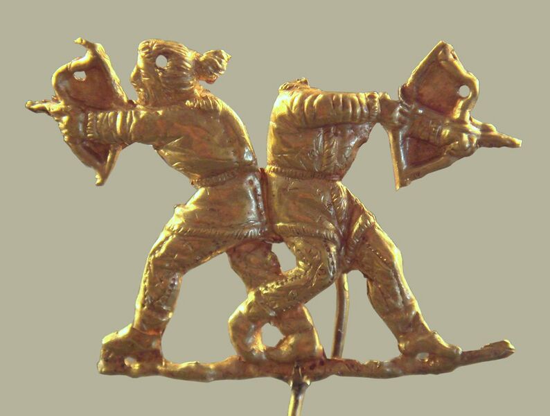 File:Scythians shooting with bows Kertch antique Panticapeum Ukrainia 4th century BCE.jpg