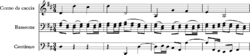 Bach Quoniam from mass in B minor - bars 1-4.png