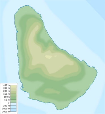 Barbados physical map.svg