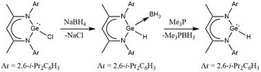 Synthesis of stable monomeric germylene hydride from a borane adduct