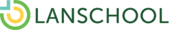 LanSchool's logo: a gray background with