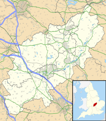 Northamptonshire UK location map.svg