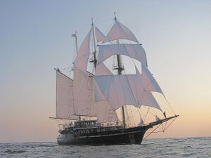 Peacemaker Marine 1 under full sail