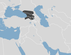 Talpa transcaucasica distribution map.svg