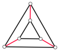 Skeleton of the triangular prism