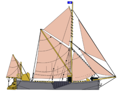 Basic Thames sailing barge Kathleen(1901).svg