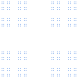 an image of the 4th iteration of Cantor dust in two dimensions