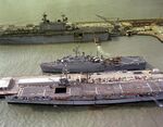 Dedalo (R01) USS Raleigh (LPD-1) and USS Saipan (LHA-2) at Rota 1982.JPEG