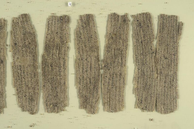 File:Fragmentary Buddhist text - Gandhara birchbark scrolls (1st C), part 31 - BL Or. 14915.jpg