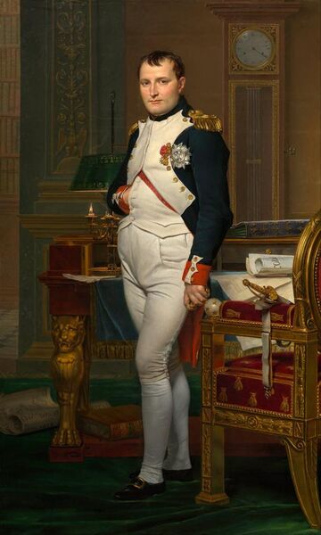 File:Jacques-Louis David - The Emperor Napoleon in His Study at the Tuileries - Google Art Project.jpg