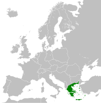 The Kingdom of Greece in 1973