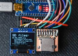 MicroSD card connected to Arduino nano with OLED display.jpg