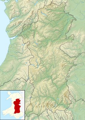 Powys UK relief location map.jpg