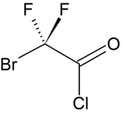 Structure of bromodifluoroacetyl chloride.png