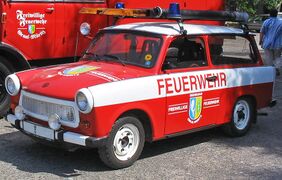 Red-and-white station wagon